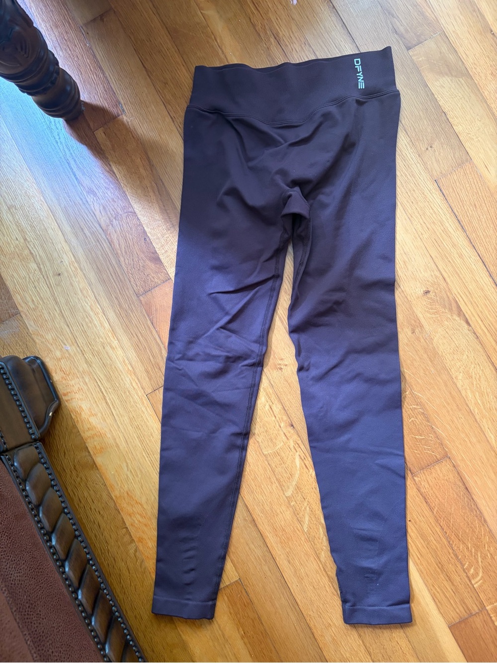 FAKE DYFNE brown leggings
